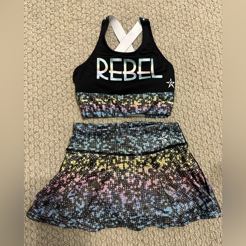 YS Rebel Athletics Set sports bra and skort